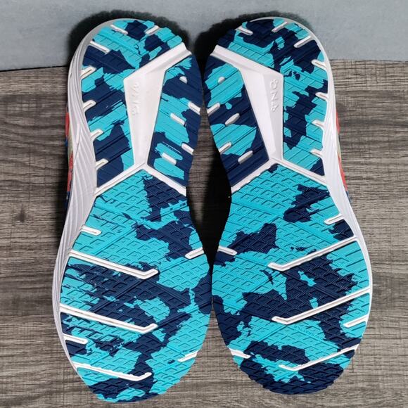 Brooks Revel 6 Rock n Roll Tie Dye Blue Womens Sz US 7 Athletic Lace Up Sneakers - Picture 13 of 13